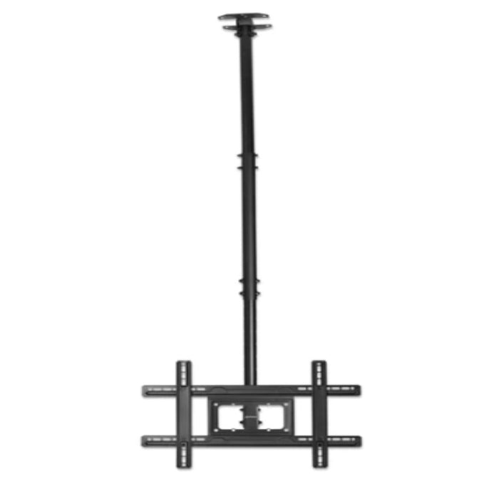 Soporte Manhattan Fijacion en techo para TV, TV LCD, LED TV, Plasma TV, Pantalla digital Signage - Negro - Altura ajustable - 1 Pantalla(s) admitidas - 94cm a 203.2cm (80")