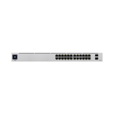 UniFi Switch USW-24-POE Gen2, Capa 2 de 24 puertos (16 puertos PoE 802.3af/at + 8 puertos Gigabit) + 2 puertos 1G SFP, 95W, pantalla informativa mexico monterrey online teleinformatica del norte teldelnorte.com