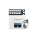 Casete de etiquetas adhesivas, para Patch Panel, Face Plate o Cajas Superficiales, identificación para 4 puertos, 125 etiquetas
