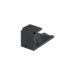 Módulo de tapa ciega (Inserto Ciego), Mini-Com, Color Negro