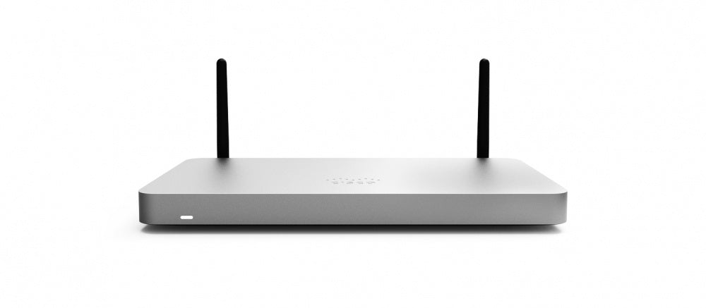 Router Cisco Meraki MX68W con Firewall, Inalámbrico, 450 Mbit/s, 12 x GBE (2 PoE+) Wi-Fi 802.11ac/n Wave 2 USB 3G/4G