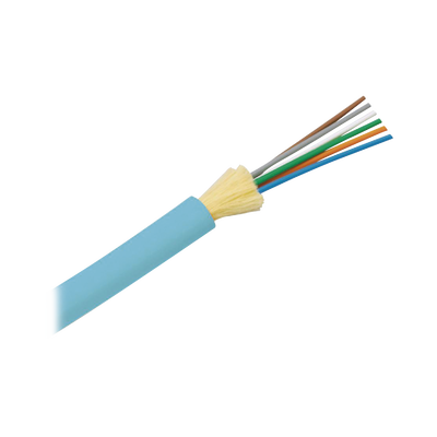 Cable de fibra óptica multimodo armada de 6 hilos OM3, s/mensajero INT/OUT,  marca Fointer