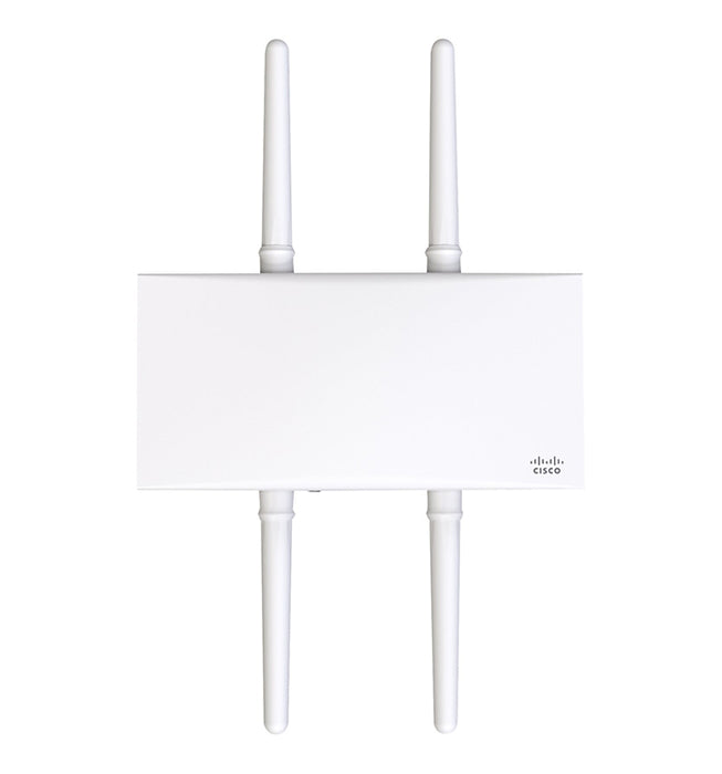 Cisco Meraki MR86 access point de exterior inalámbrico de alto desempeño Wifi 6 (802.11ax), con antenas externas gestionado en la nube, Doble Banda con 1 × 2.5 Gbps Multigigabit Ethernet por puerto, 4×4:4 MU-MIMO y OFDMA, 802.3at PoE