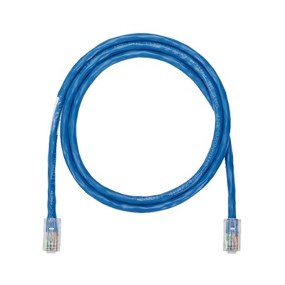 Cable de parcheo UTP categoría 5e, con plug modular en cada extremo - 2 m - azul