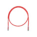 Cable de parcheo UTP Categoría 6, con plug modular en cada extremo - 6 m. - Rojo