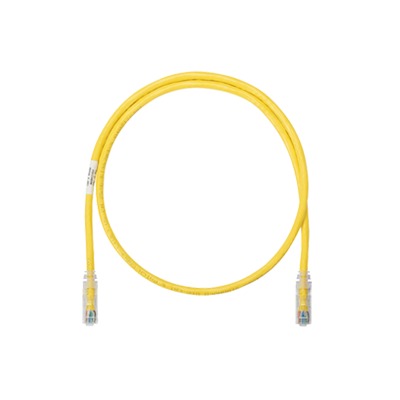 Cable de parcheo UTP Categoría 6, con plug modular en cada extremo - 2 m. - Amarillo