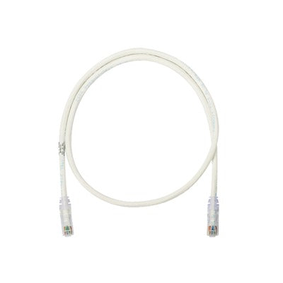 Cable de parcheo UTP Categoría 6, con plug modular en cada extremo - 3 m. - Blanco mate