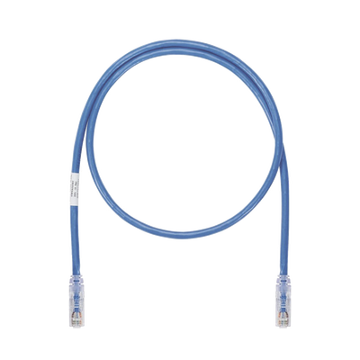 Cable de Parcheo UTP, Cat6A, 26 AWG, CM, Color Azul, 5ft