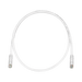 Cable de Parcheo TX6, UTP Cat6, 24 AWG, CM/LSZH, Color Blanco Mate, 5ft